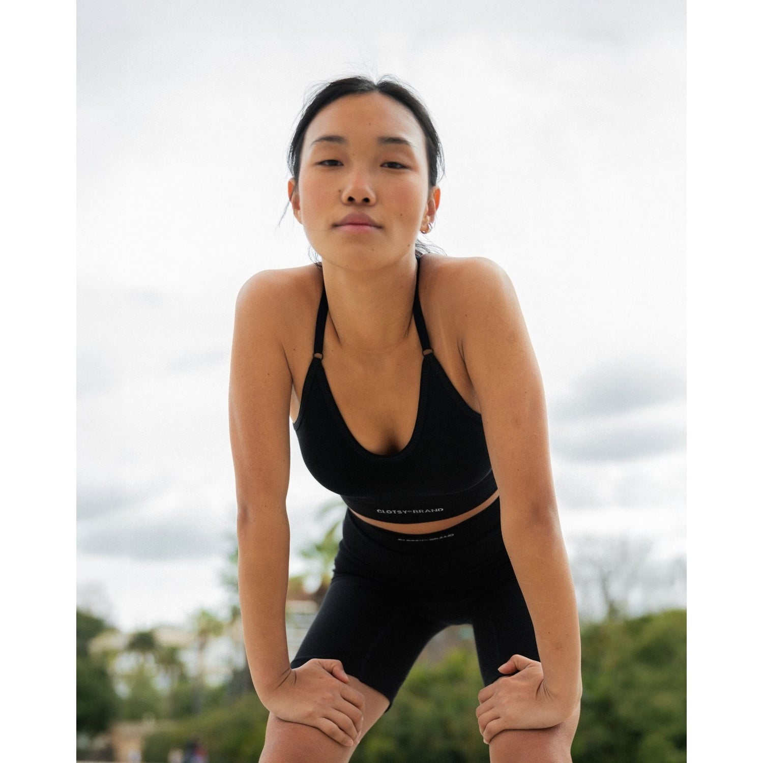 Crossover Sports Top Black