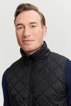 Veikko Water & Wind Repellent Quilted Vest Black