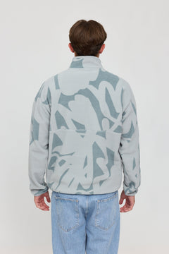 Nash Printed Half Zip Fleece