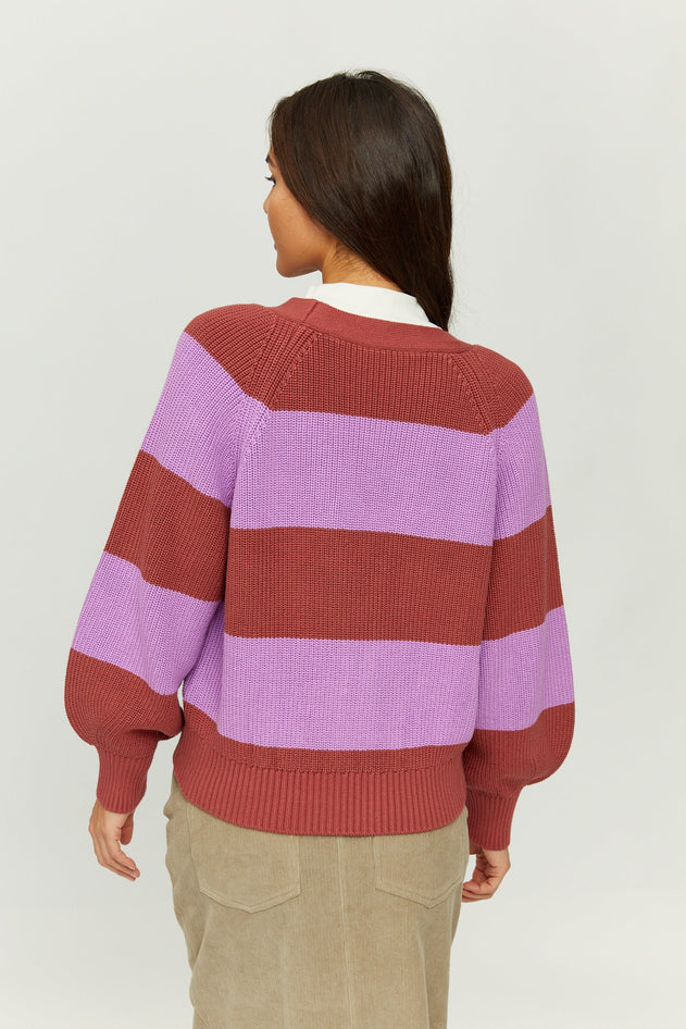 Mala Striped Cardigan