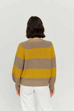 Mala Striped Cardigan