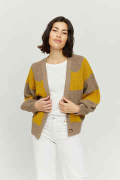 Mala Striped Cardigan