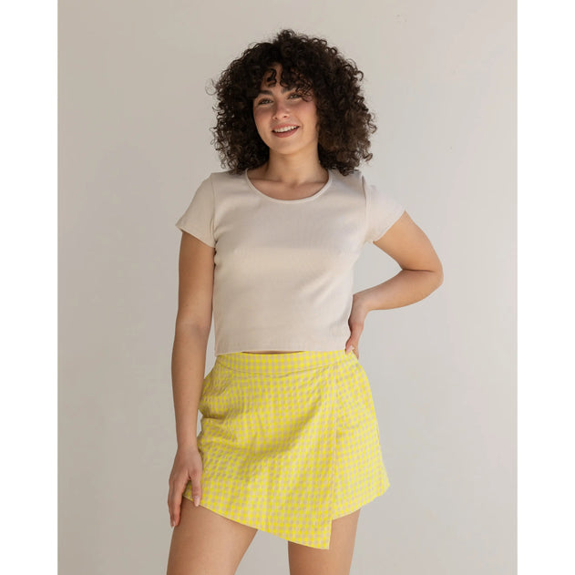 Rhodes Skort Yellow