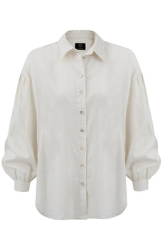 Summer Button-up Shirt White