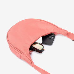 Lua Half Moon Bag Dust Pink