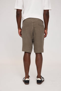 Regular Linen Shorts