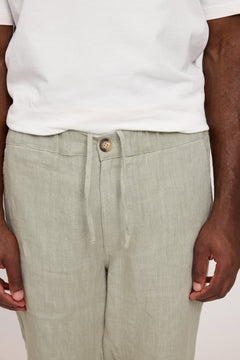 Regular Linen Shorts