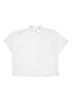 Women's Short Sleeve Linen Shirt