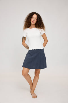 Linen Skort