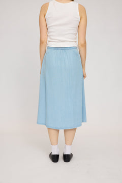 Denim Midi Skirt