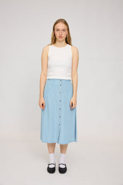 Denim Midi Skirt