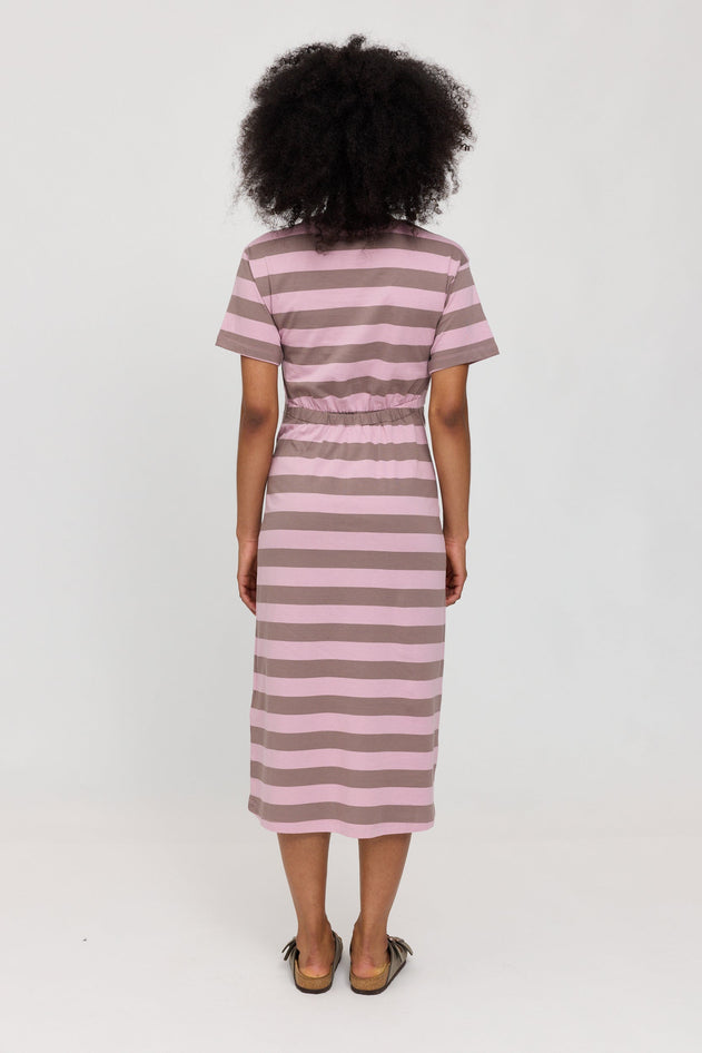 Midi Block Stripes Dress