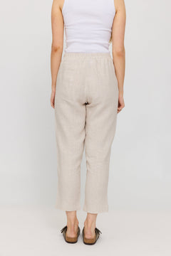 Straight Leg Linen Pants