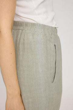 Straight Leg Linen Pants