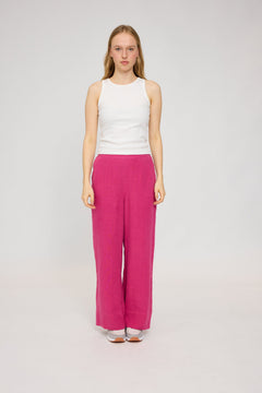 Wide Leg Linen Pants