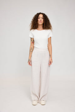 Wide Leg Linen Pants