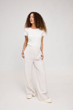 Wide Leg Linen Pants