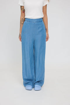 Wide Leg Denim Pants