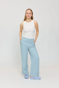 Wide Leg Denim Pants