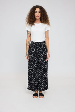 Printed Wide Leg Pants