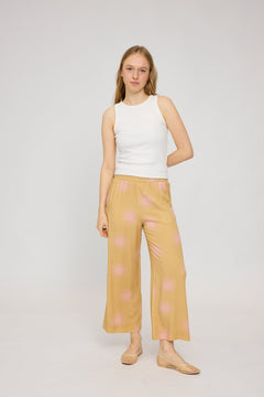 Printed Wide Leg Pants