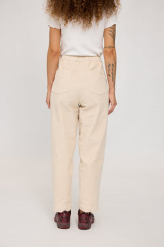 Barrel Leg Corduroy Pants