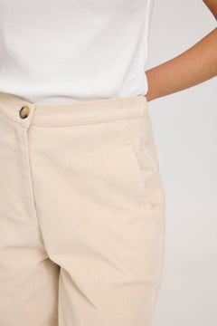 Barrel Leg Corduroy Pants