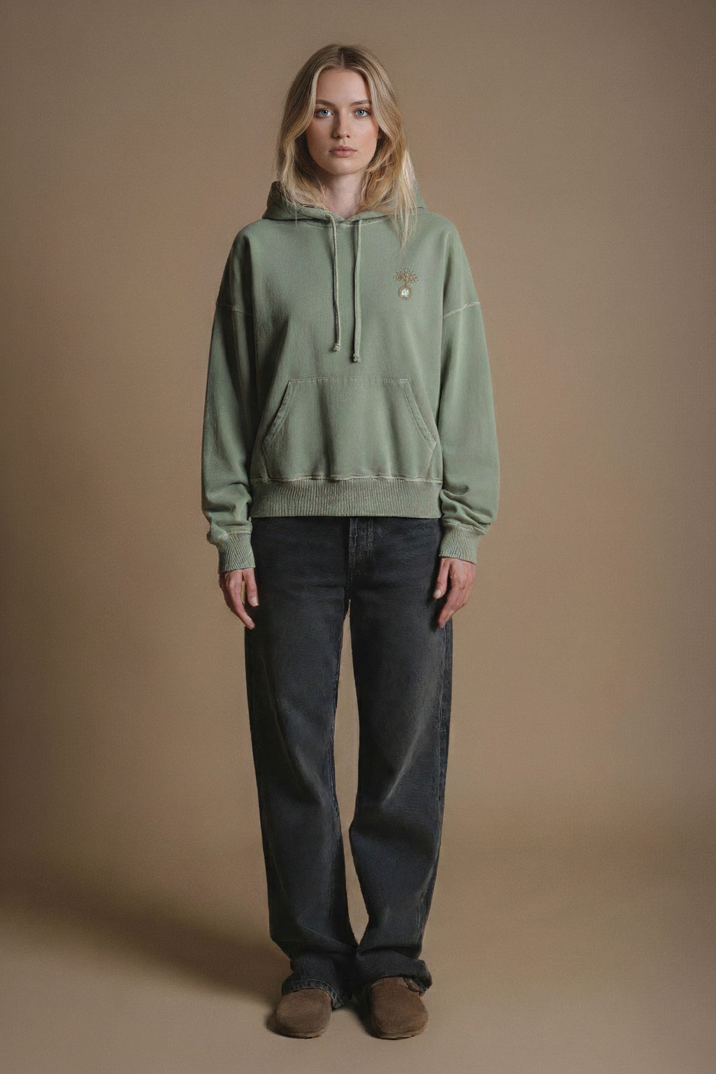 Cepaes Hoodie Silver Green