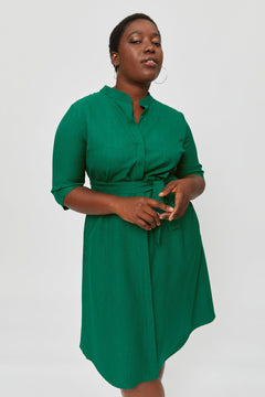 Lidia Shirt Dress Green