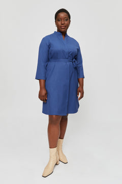 Lidia Shirt Dress Blue