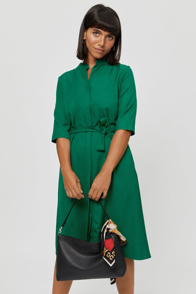 Lidia Shirt Dress Green