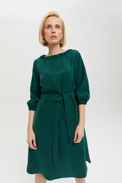 Celine Dress Dark Green