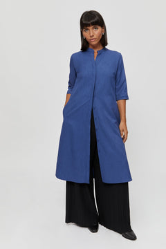 Lidia Shirt Dress Blue