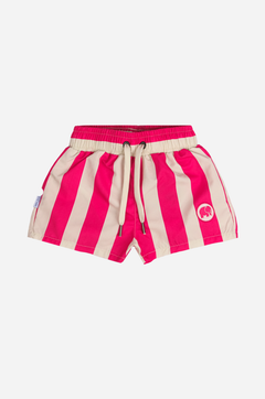 Beach Club Kid's Swim Trunks Fuchsia Pink