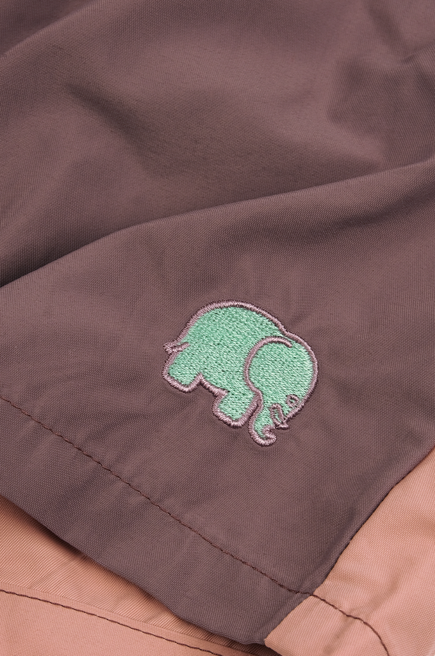Color Block Kid's Swim Trunks Mauve Purple