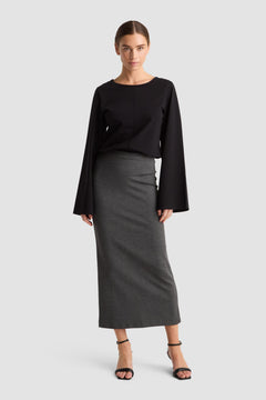 Lala Skirt Graphite Melange