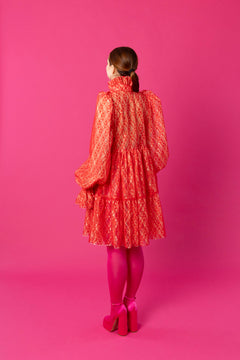 Dishy Dress Lace Red