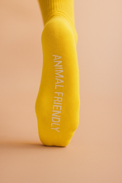 Animal Friendly Sock Yellow