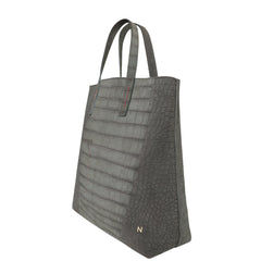 No. 266 Shopper Bag Croco Grey