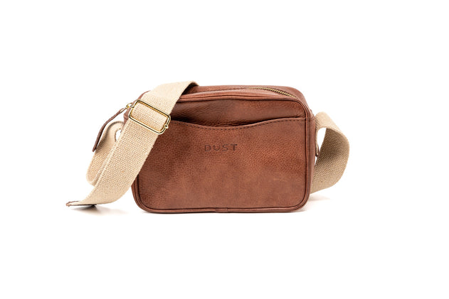 Sausalito Leren Crossbodytas Tobacco