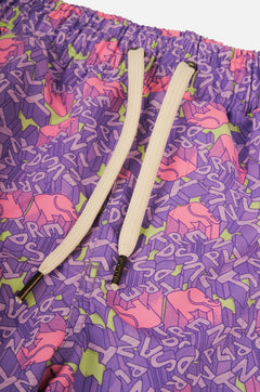 Heren Trippyplant Zwemshort Sour Grape
