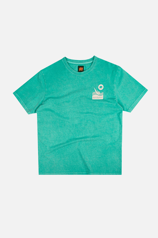 Men's The Cup Pigment T-Shirt Medium Turquoise