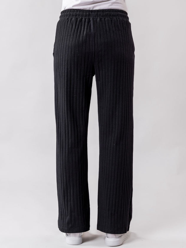 Virtaus Ribbed Knit Pants Black