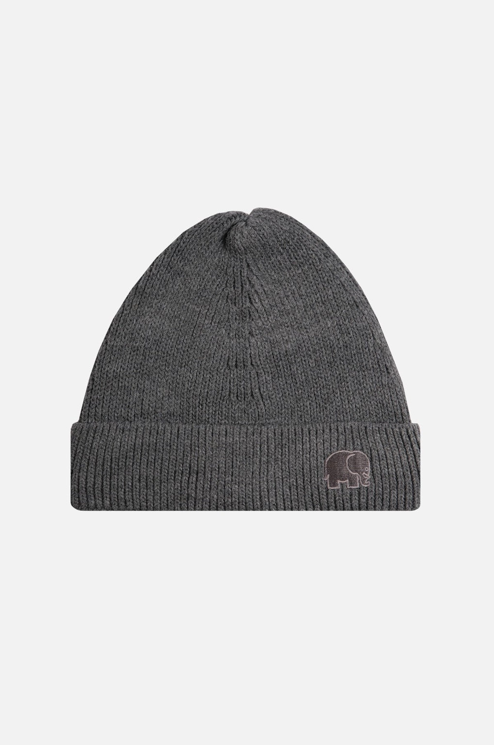 Safor Rib Knit Muts Heidegrijs