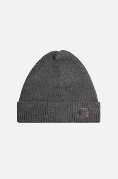 Safor Rib Knit Muts Heidegrijs