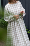 Natural gingham