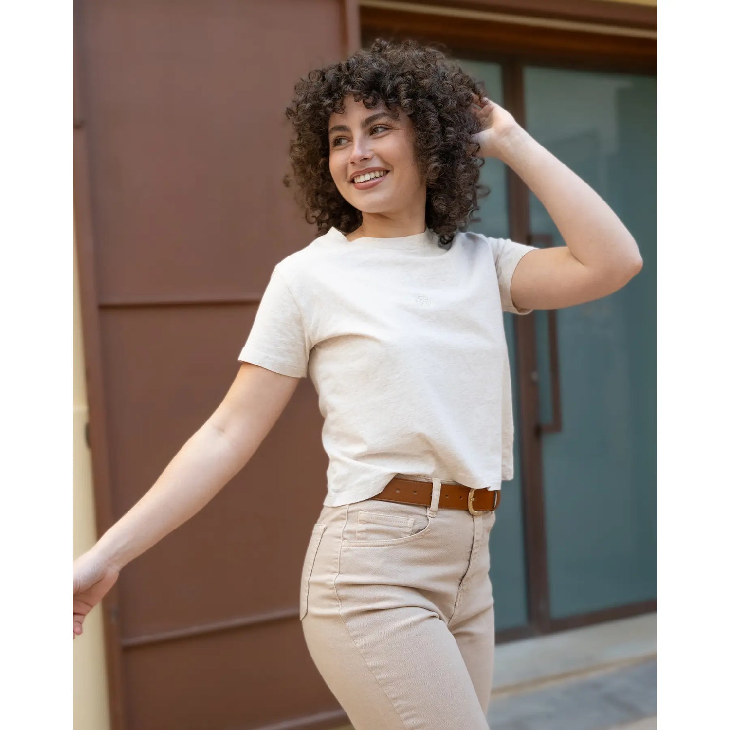 Short-sleeved T-shirt Melange