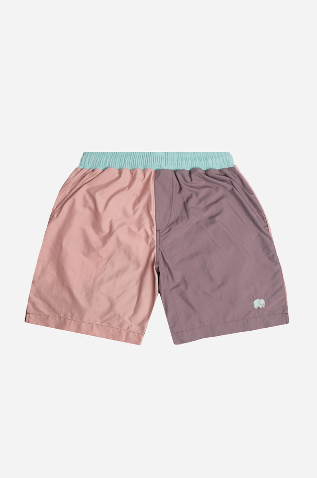 Color Block Zwemshort Mauve Purple