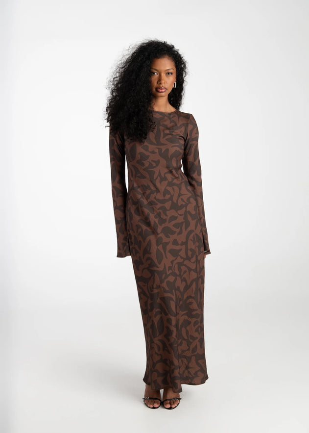Juliette Maxi Dress Brown