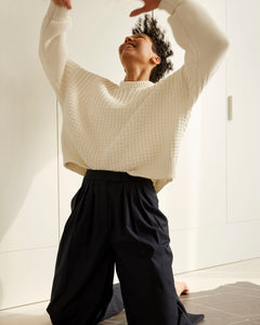 Delčia Cotton Sweater Off-White